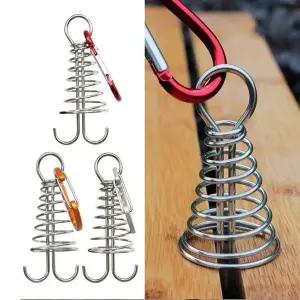 [RIZPICK]데크후크 천막 텐트 고정 버클 판자 바닥 스프링 캠핑