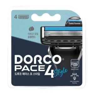 [하프클럽/오티마트]도루코 페이스4 스타일 4중 면도날 4개입