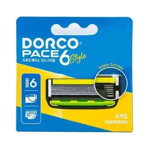 [하프클럽/오티마트]도루코 페이스 6 스타일 6중날 면도날 4개