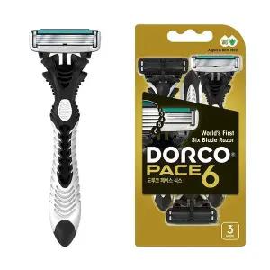 [하프클럽/오티마트]도루코 페이스6 휴대용 면도기 3개입