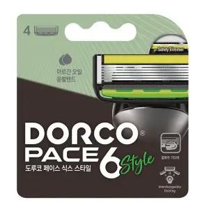 [하프클럽/오티마트]도루코 페이스6 스타일 6중 면도날 4개입