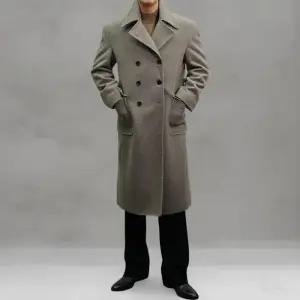 [옷자락]남성 겨울 시즌 더블버튼 투포켓 클래식 울 롱코트