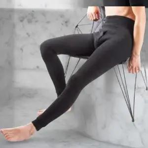 [옷자락]남성 심플 기모 신축성 보온 내의 팬츠