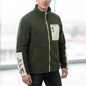 [옷자락]남녀공용 레터링 프린트 루즈 후리스 점퍼