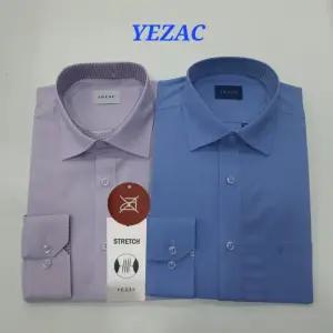 [예작]남성 모달셔츠 링클프리로 구김적은 스판셔츠 카라소매 배색 일반핏 YJESBR1150
