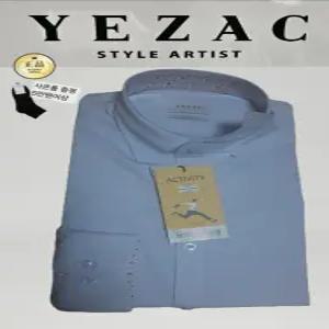 [예작]다림질 필요없는 스판 정장셔츠 링클프리 스냅단추 카라소매배색 슬림핏YJ4SUS5