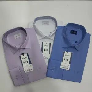 [예작]남성 모달셔츠 링클프리로 구김적은 스판셔츠 카라소매 배색으로 일반핏 YJESBR