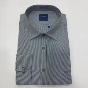[예작]잔스트라이프로 스판 남방셔츠 슬림핏 긴팔남방셔츠 SCESBS178