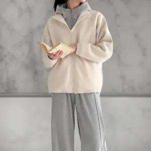 [옷자락]남녀공용 겨울 플리스 집업 캐주얼 자켓