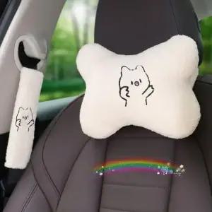 안전벨트인형 안전벨트커버 인형 자동차 쿠션 차량용목쿠션 목베개
