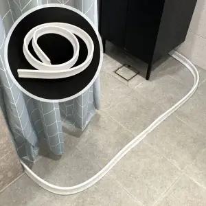 [하프클럽/오티마트]화장실 샤워부스 물막이 화이트 5cm x 1m