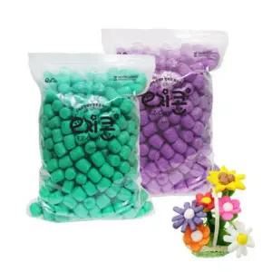 뚝딱 이지콘 원기둥 500pcs 2x2.5cm 만들기 교구 재료