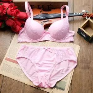 티아라 브라팬티 세트 핑크75A