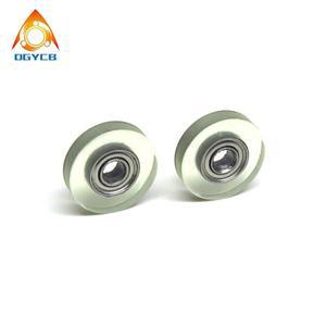 1pcs OD 12mm PU 코팅 롤러 683 베어링 3x12x3mm PU68312-3 폴리우레탄 성형 휠 고무 덮힌 풀리