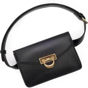 여성 PU 가죽 벨트 가방 허리 패션 팩 파우치 파티 여행 하이킹을 위한 에코USI 패니 작은 지갑