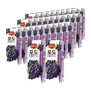 [음료센타]델몬트 포도드링크190ml 32팩