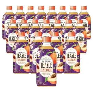 [음료센타]웅진 티즐제로 피치얼그레이500ml 20입