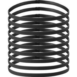 9피스 두꺼운 미끄럼 방지 탄력 스포츠 머리띠, 실리콘 그립 운동 모발 및 요가용 스웨트밴드(블랙)