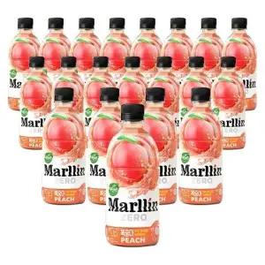 [음료센타]웅진 자연은 더말린제로 복숭아500ml 20입