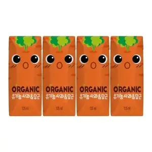 [음료센타]오가닉유기농 크니125ml 4팩x2