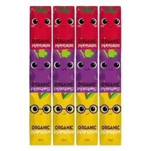 [음료센타]오가닉유기농 쁘니트니지니125ml 각4개씩 (총12팩)x2