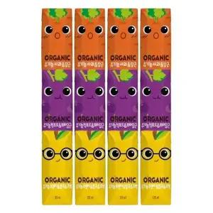 [음료센타]오가닉유기농 크니트니지니125ml 각4개씩 (총12팩)x2