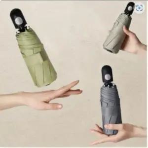 5단 우양산 장 미니 햇빛 자동 휴대용 비 차단 우산