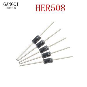 20PCS HER508 다이오드 5A 1000V 고효율 정류기