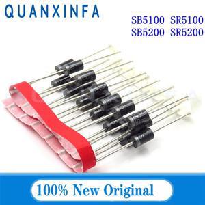 10PCS SR5100 5A100V 숏키 다이오드