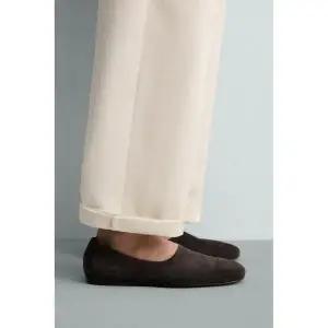 ZARA 레더 로퍼 - 초콜렛