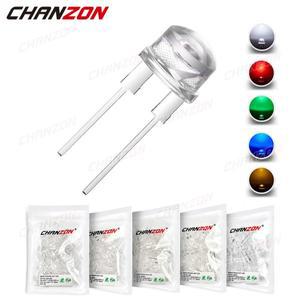 LED 발광 다이오드 밀짚 모자 마이크로 표시기 흰색 빨간색 녹색 파란색 노란색 색상 DIY PCB 회로 슈퍼 브