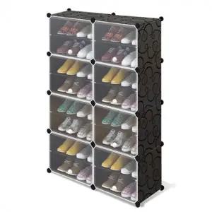 ( )보관함 2열8단 현관 큐브 조립식 신발장 신발정리대