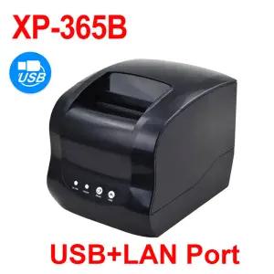 Xprinter XP-365B 라벨 프린터 열 바코드 스티커 윈도우즈 리눅스용 슈퍼마켓에서 20-80mm 용지