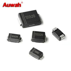 20개/몫 5A 칩 숏키 다이오드 SS52 SMA SMB SMC DO-214AC