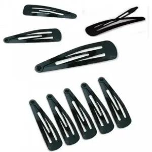 ( )대20P 검정똑딱이핀 헤어핀 머리핀 똑딱핀 잔머리정리핀 똑딱이핀 딱핀