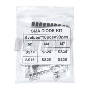90PCS 정류기 다이오드 SS14 1N4007 SMD 숏키 모듬 키트