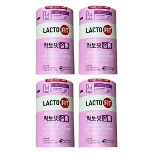 종근당건강 락토핏 슬림 유산균 프로바이오틱스 60포 4통