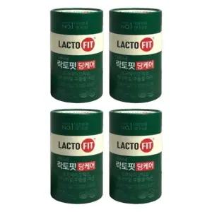 종근당건강 락토핏 당케어 유산균 혈당 장 건강 60포 4개