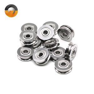 5PCS SU3-12ZZ 롤러 베어링 3X12X4mm 가이드 레일 풀리 U 자형