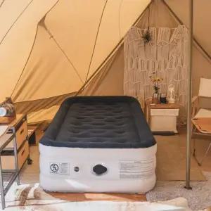 53cm높이 에어 자충 침대 매트리스 퀸 베드 캠핑 침대 싱글 사이즈