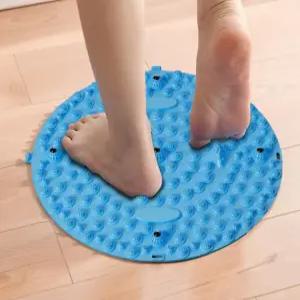 발지압표 자갈 스톤 매트 발판 회전 효과 발바닥 쿠션 원형