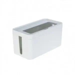 ( )아이보리 시스맥스 케이블 정리함 미니 1 3구 멀티박스 정리 수납함 멀티탭