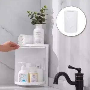 ( )화장품 정리대 양념통 수납 멀티 회전 코너 수납함