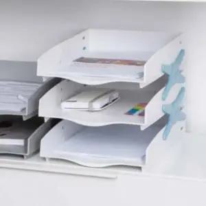 ( )네오트레이 3단 스모그 책상정리 문서트레이 문서보관