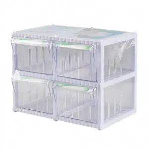 ( )서랍 정리함 부품박스 미니서랍 사무실 데스크 책상위서랍 투명 수납함