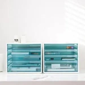 ( )화이트 - 4단 서류함 시스맥스 EL 투명 서랍 문서 서류 문서함 정리 인덱스