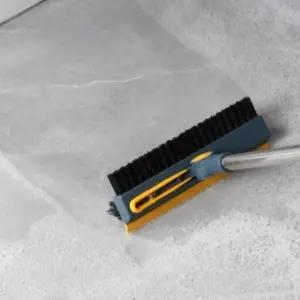 ( )욕실 베란다 모서리 틈새 청소솔 스퀴지 3in1 블루