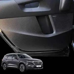 싼타페TM O0Y5T0M5 도어커버 블랙 카본 스크래치몰딩