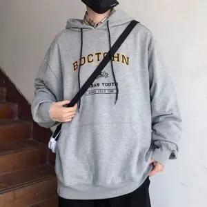 [모로엠] 남성 오버핏 프린팅 긴팔 후드티셔츠 ON-TSA-QWFMU9B0