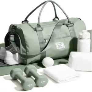 위켄더 더플백 여성 남성용 여행용 토트백 비행기용 귀여운 스포츠 체육관 댄스 오버나이트 러기지백 젖은